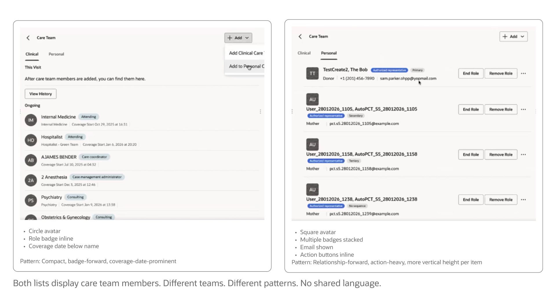 Figma and Storybook List Components