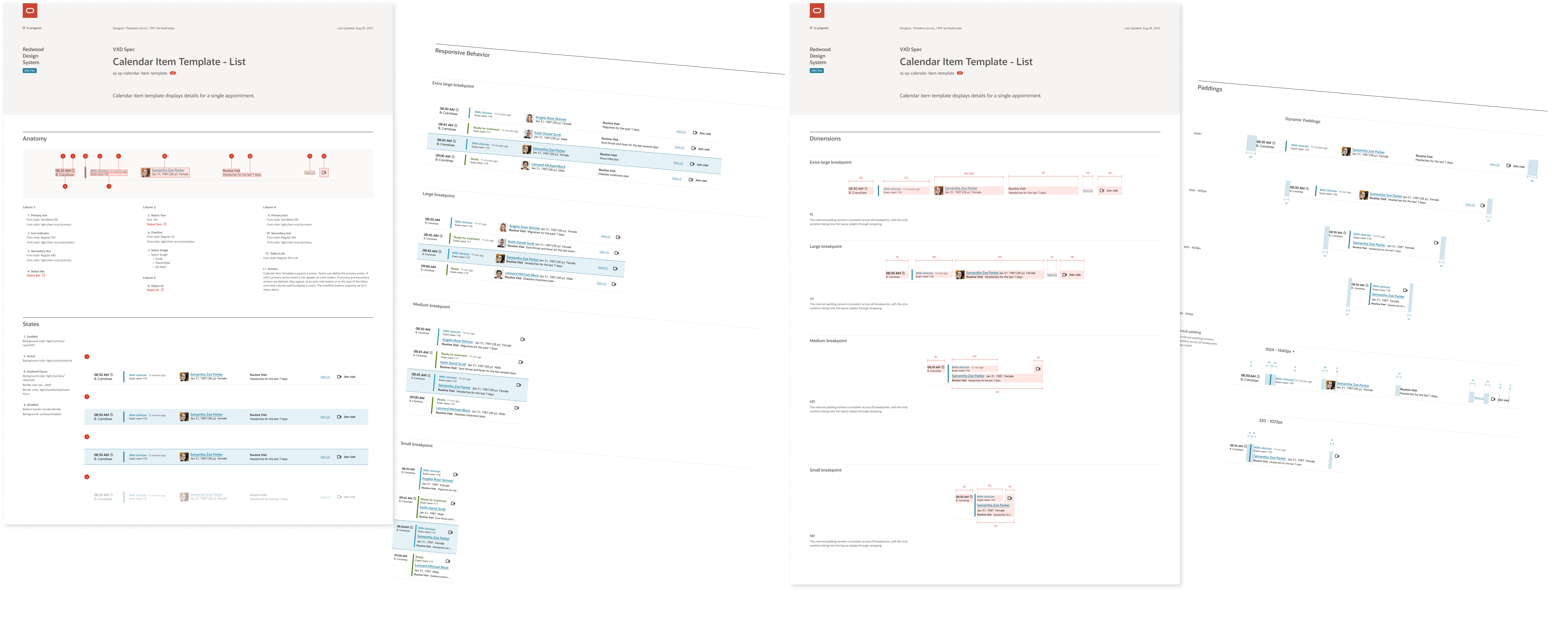 Figma and Storybook List Components